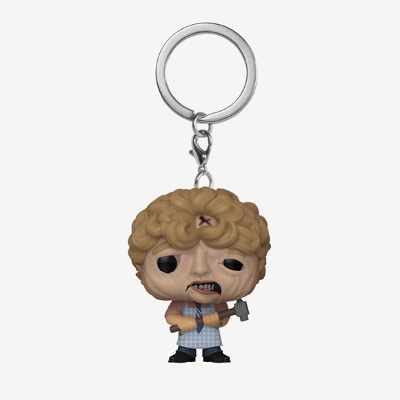 Leatherface Texas Chainsaw Massacre Funko.PocketPop Keychain Charm ScareFair NIB - Picture 4 of 7